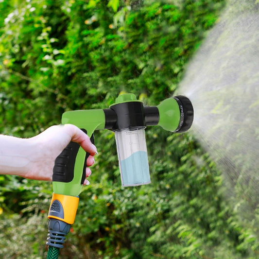8 in 1 Car Wash Foam Pot Water Sprinkler(Green) - Car washing supplies by buy2fix | Online Shopping UK | buy2fix