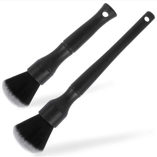 Car Air Conditioner Outlet Brush Interior Cleaning Soft Brush, Specification: Small+Large(Black) - Car washing supplies by buy2fix | Online Shopping UK | buy2fix