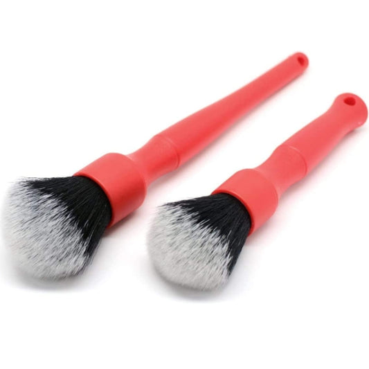 Car Air Conditioner Outlet Brush Interior Cleaning Soft Brush, Specification: Small+Large(Red) - Car washing supplies by buy2fix | Online Shopping UK | buy2fix