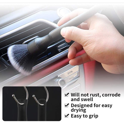 Car Air Conditioner Outlet Brush Interior Cleaning Soft Brush, Specification: Small+Large(Blue) - Car washing supplies by buy2fix | Online Shopping UK | buy2fix