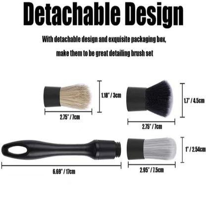 3 PCS / Set Car Interior Air Conditioning Cleaning Nylon Brush - Car washing supplies by buy2fix | Online Shopping UK | buy2fix