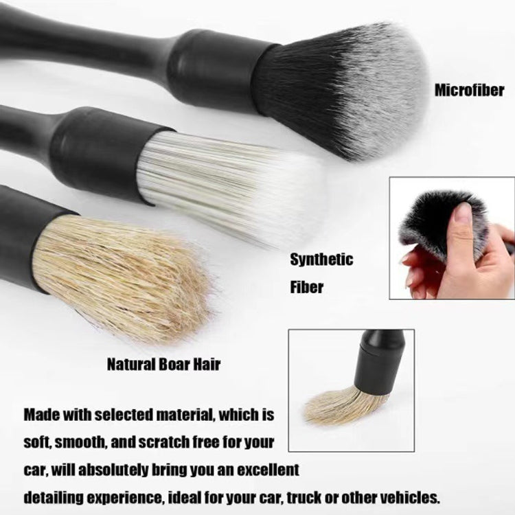 3 PCS / Set Car Interior Air Conditioning Cleaning Nylon Brush - Car washing supplies by buy2fix | Online Shopping UK | buy2fix