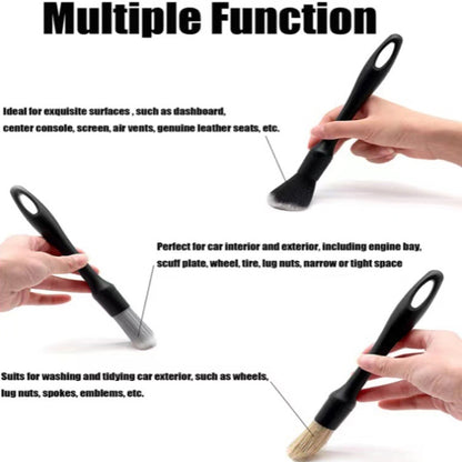 3 PCS / Set Car Interior Air Conditioning Cleaning Nylon Brush - Car washing supplies by buy2fix | Online Shopping UK | buy2fix