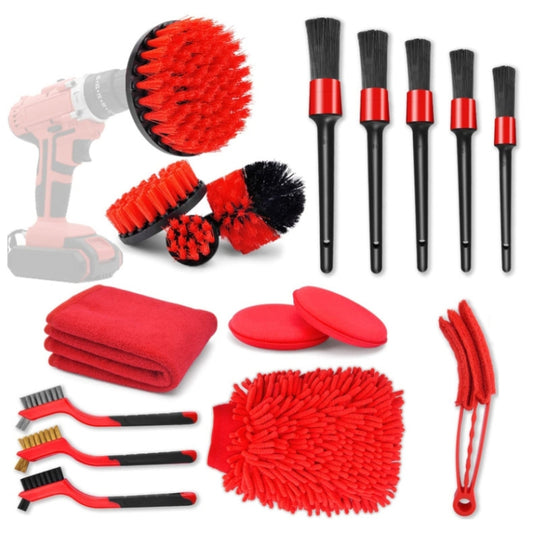 18 PCS / Set Car Wash Cleaning Brush Waterproof Car Wash Gloves - Car washing supplies by buy2fix | Online Shopping UK | buy2fix