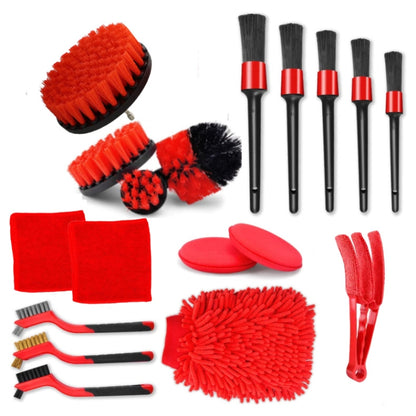 18 PCS / Set Car Wash Cleaning Brush Waterproof Car Wash Gloves - Car washing supplies by buy2fix | Online Shopping UK | buy2fix