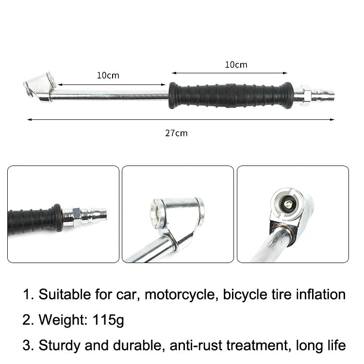 Car Tire Double-Ended Air Nozzle, Specification: Globe - Other Tools by buy2fix | Online Shopping UK | buy2fix