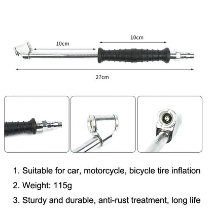 Car Tire Double-Ended Air Nozzle, Specification: Globe - Other Tools by buy2fix | Online Shopping UK | buy2fix