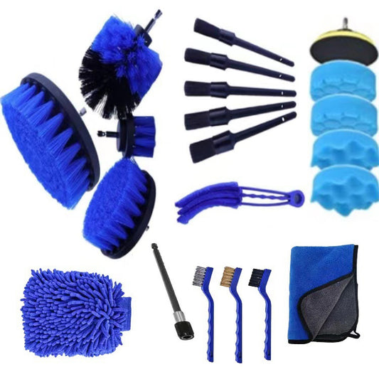 21 PCS / Set  A Outlet Slit Cleaning Brush Drilling Brush - Car washing supplies by buy2fix | Online Shopping UK | buy2fix