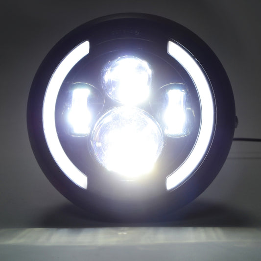 7.5 Inch Motorcycle Modified Headlights With Brackets - Headlights by buy2fix | Online Shopping UK | buy2fix