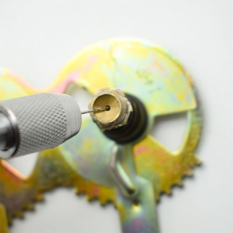 Double-ended Steel Pick + 10 Drills Aluminum Slloy Hand Drill Punch - Drill & Drill Bits by buy2fix | Online Shopping UK | buy2fix