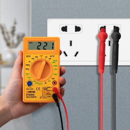 2 PCS ANENG DT830G Portable Digital Multimeter(Yellow) - Digital Multimeter by ANENG | Online Shopping UK | buy2fix