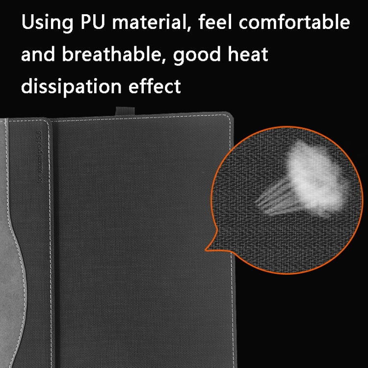 Laptop Anti-Drop Protective Case For Xiaomi Pro 15.6 2021(Gentleman Gray) by buy2fix