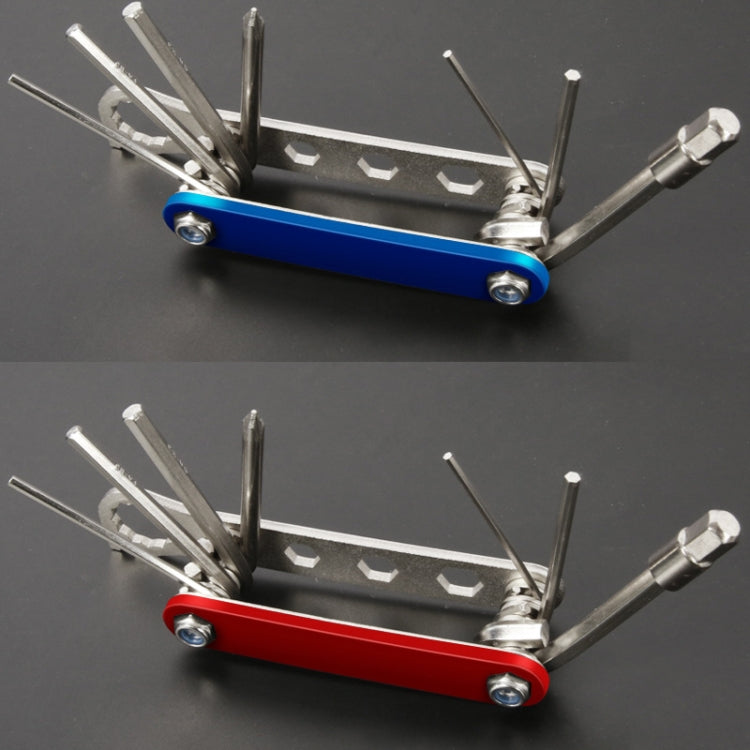 Bicycle 12 In 1 Portable Repair Tool(Red) - Maintenance tools by buy2fix | Online Shopping UK | buy2fix