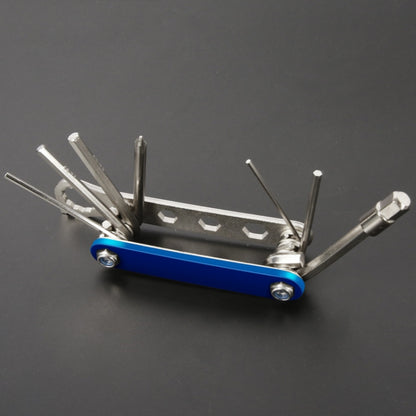 Bicycle 12 In 1 Portable Repair Tool(Blue) - Maintenance tools by buy2fix | Online Shopping UK | buy2fix