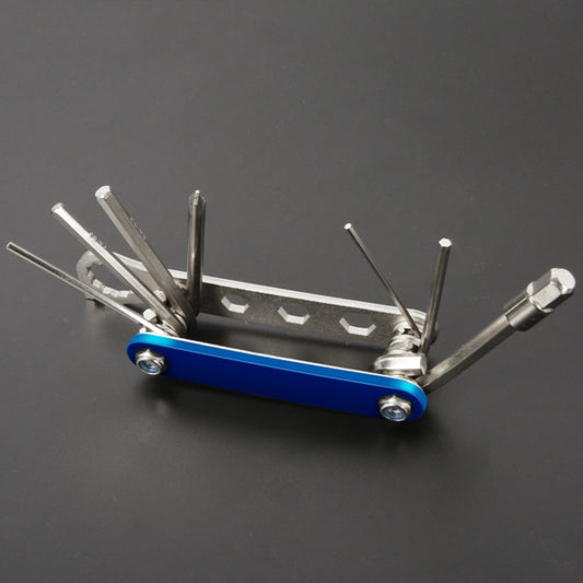 Bicycle 12 In 1 Portable Repair Tool(Blue) - Maintenance tools by buy2fix | Online Shopping UK | buy2fix