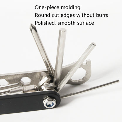 Bicycle 12 In 1 Portable Repair Tool(Black) - Outdoor & Sports by buy2fix | Online Shopping UK | buy2fix