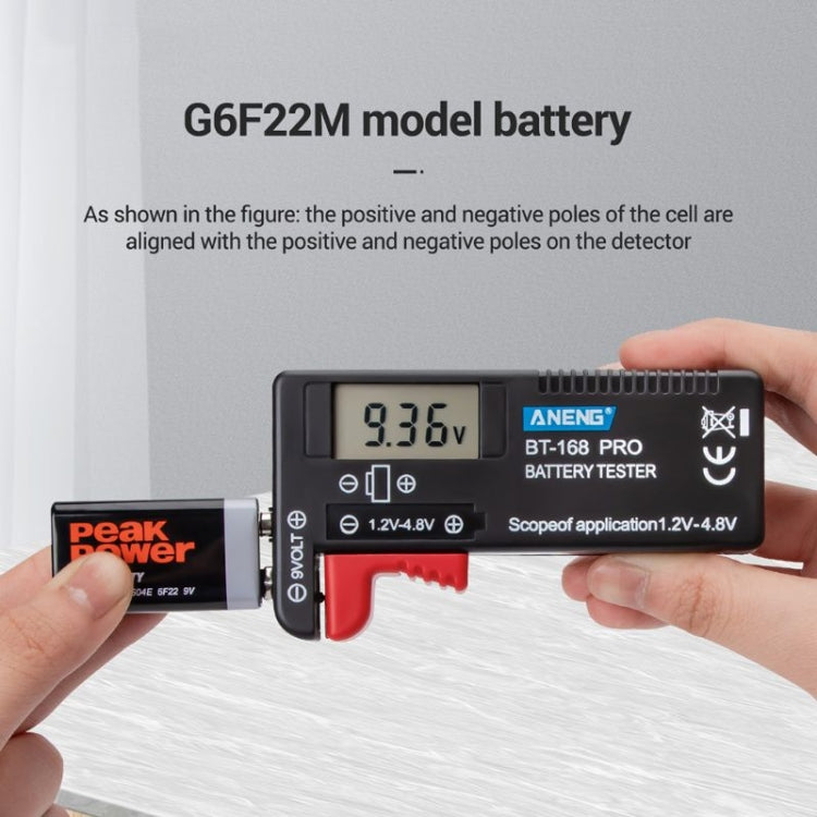 ANENG BT-168 PRO High Precision Battery Voltage Tester - Battery & Resistance Tester by ANENG | Online Shopping UK | buy2fix