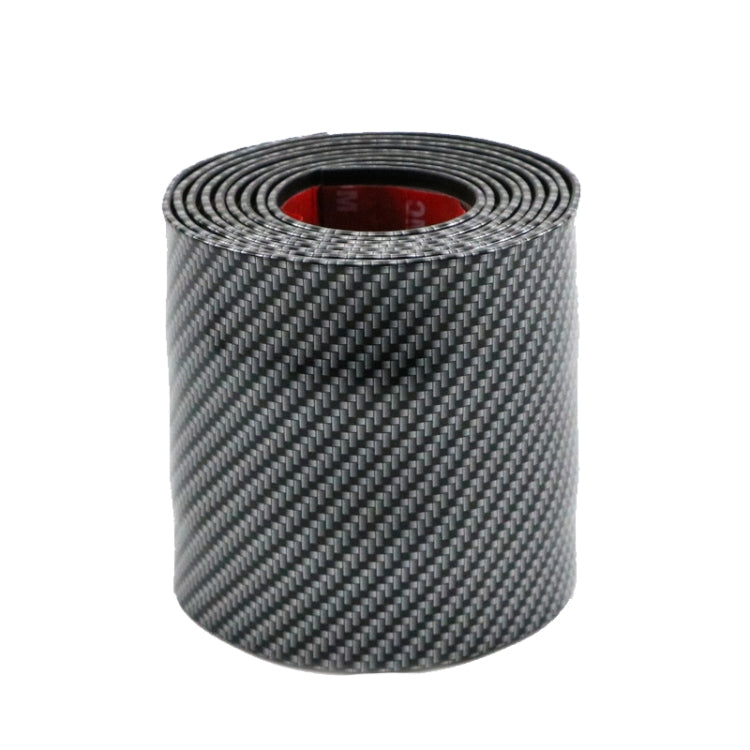 1m Car Bumper Anti-Collision Strip, Color: Carbon Fiber Black 10cm by buy2fix