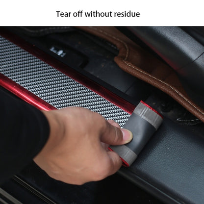 1m Car Bumper Anti-Collision Strip, Color: Carbon Fiber Black 10cm by buy2fix