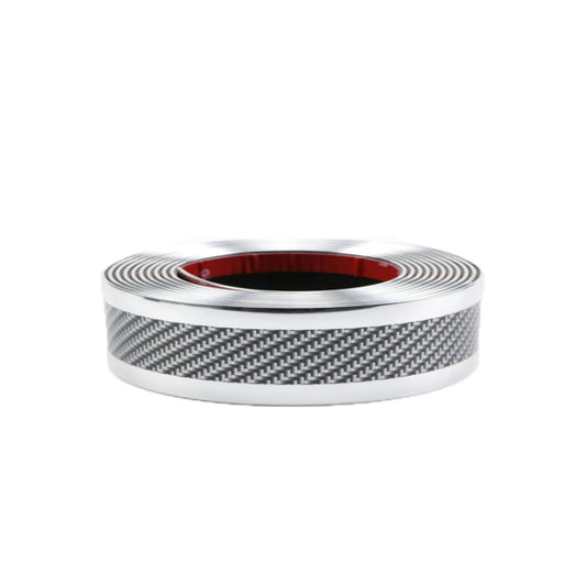 1m Car Bumper Anti-Collision Strip, Color: Two-color Silver 3cm by buy2fix