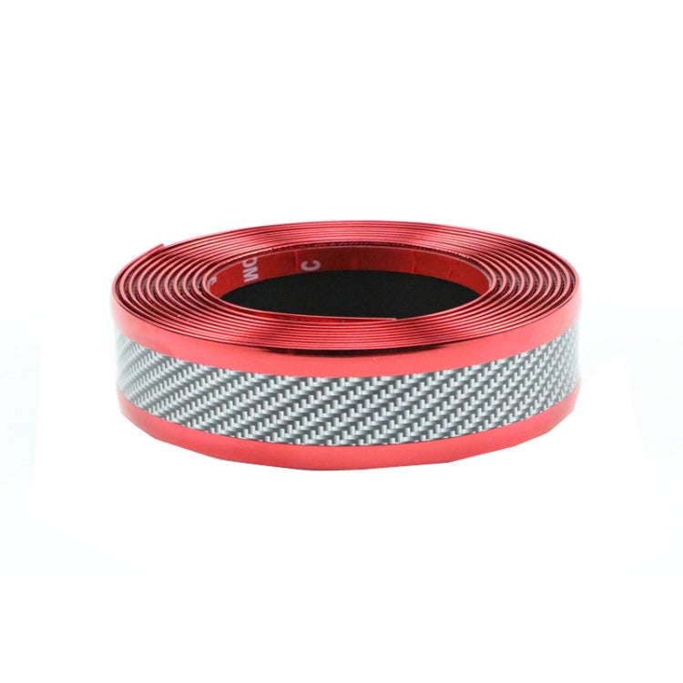 1m Car Bumper Anti-Collision Strip, Color: Two-color Red 3cm by buy2fix