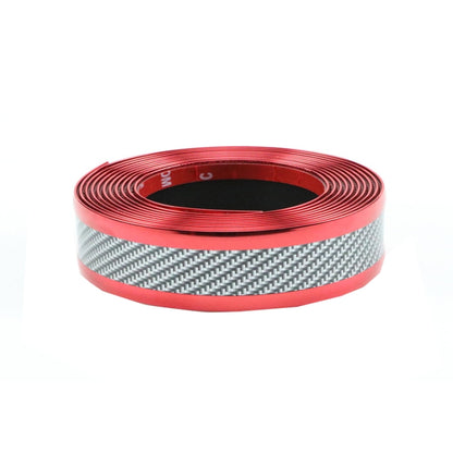 1m Car Bumper Anti-Collision Strip, Color: Two-color Red 3cm by buy2fix