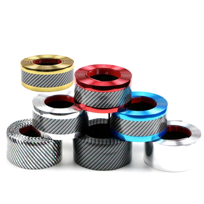 1m Car Bumper Anti-Collision Strip, Color: Two-color Red 3cm by buy2fix