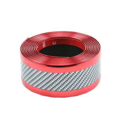 1m Car Bumper Anti-Collision Strip, Color: Two-color Red 5cm by buy2fix