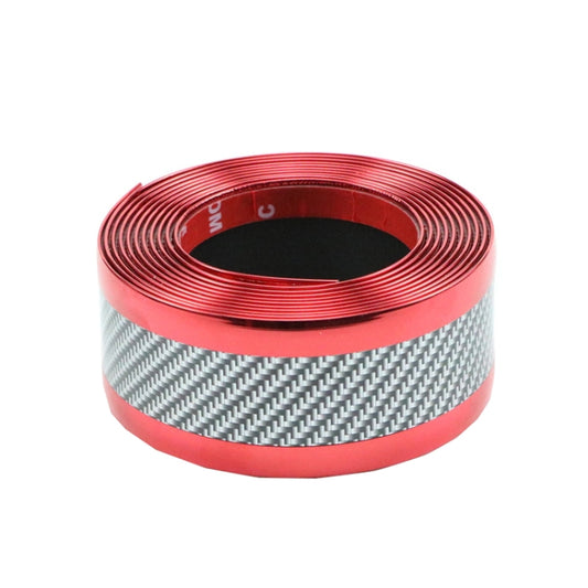 1m Car Bumper Anti-Collision Strip, Color: Two-color Red 5cm by buy2fix