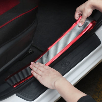 1m Car Bumper Anti-Collision Strip, Color: Two-color Red 5cm by buy2fix