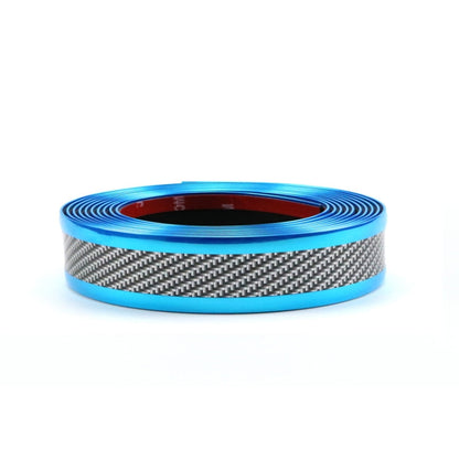 1m Car Bumper Anti-Collision Strip, Color: Two-color Blue 3cm by buy2fix