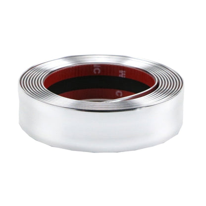 1m Car Bumper Anti-Collision Strip, Color: Silver Plating 3cm by buy2fix