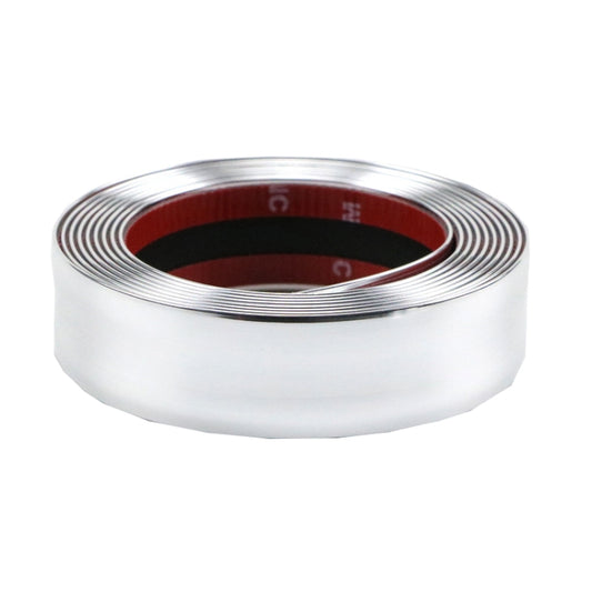 1m Car Bumper Anti-Collision Strip, Color: Silver Plating 3cm by buy2fix
