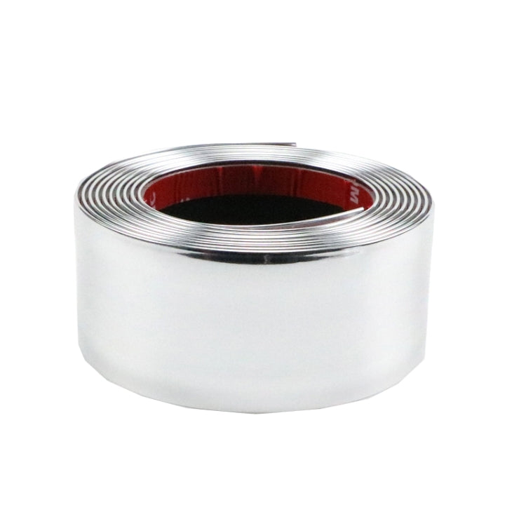 1m Car Bumper Anti-Collision Strip, Color: Silver Plating 5cm by buy2fix