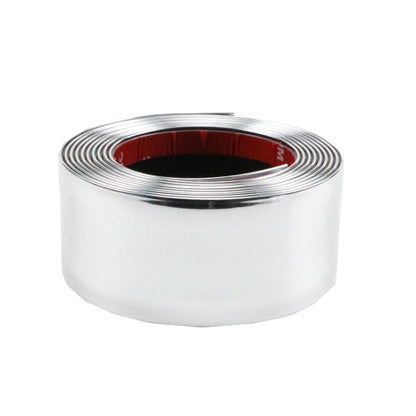 1m Car Bumper Anti-Collision Strip, Color: Silver Plating 5cm by buy2fix