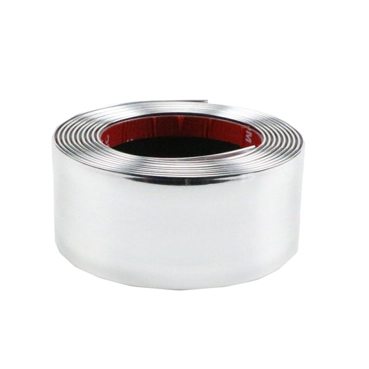 1m Car Bumper Anti-Collision Strip, Color: Silver Plating 5cm by buy2fix