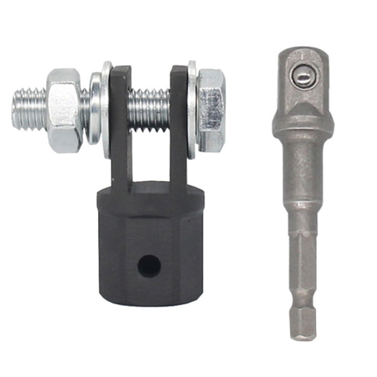 TO-OL007 Car Scissors Jack Adapter + Steel Ball Post(Black) - Car Jacks by buy2fix | Online Shopping UK | buy2fix