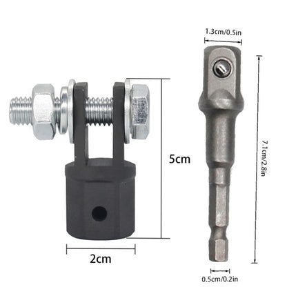TO-OL007 Car Scissors Jack Adapter + Steel Ball Post(Black) - Car Jacks by buy2fix | Online Shopping UK | buy2fix