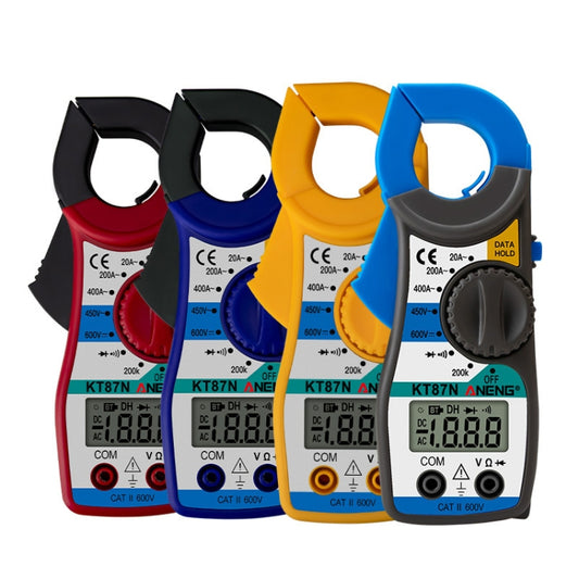 ANENG KT-87N Clamp Voltage And Current Measuring Multimeter(Yellow) - Digital Multimeter by ANENG | Online Shopping UK | buy2fix
