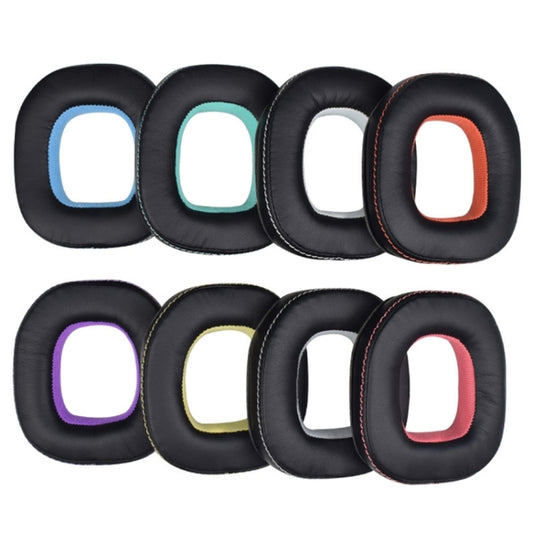 2pcs Sponge Earpad For Logitech Astro A50 Gen3/Gen4 Headset(Black+Orange) - Earmuff & Pad by buy2fix | Online Shopping UK | buy2fix