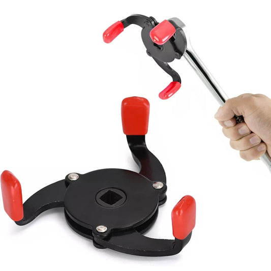 60-95mm Auto Car Repair Three Jaw Oil Filter Wrench Tool - Hand Tool Sets by buy2fix | Online Shopping UK | buy2fix
