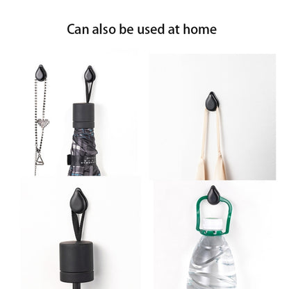 20 PCS F4001 Car Paste Multi-Function Small Hook(Black) by buy2fix