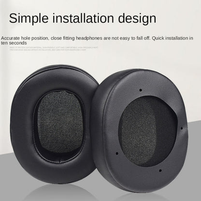 1 Pair Sponge Ear Pads for Xiberia XL / XO / V20 Headset(Black) - Earmuff & Pad by buy2fix | Online Shopping UK | buy2fix