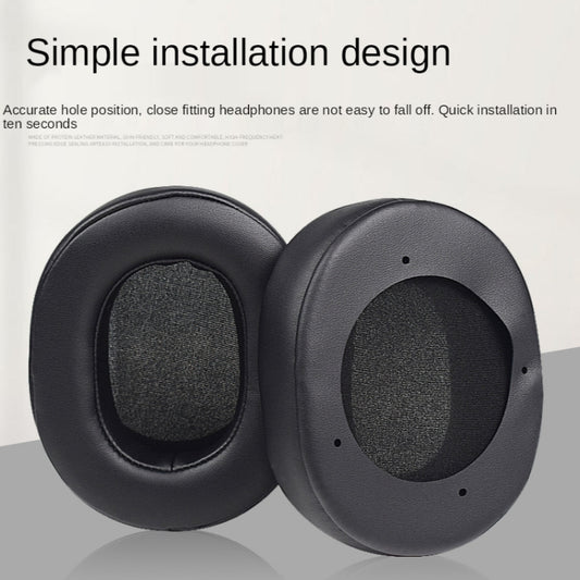 1 Pair Sponge Ear Pads for Xiberia XL / XO / V20 Headset(Black) - Earmuff & Pad by buy2fix | Online Shopping UK | buy2fix