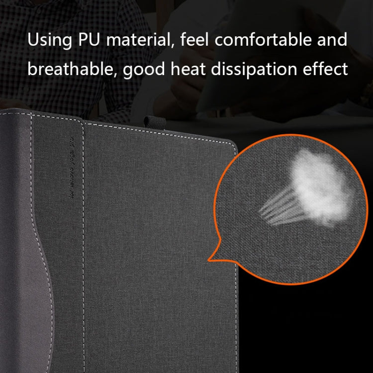 Laptop Anti-Drop Protective Case For Lenovo Xiaoxin 15 2020/2021(Wine Red) by buy2fix