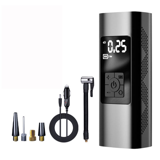 Car Portable Digital Display Electric Air Pump, Specification: 2712 Wired Version - Inflatable Pump by buy2fix | Online Shopping UK | buy2fix