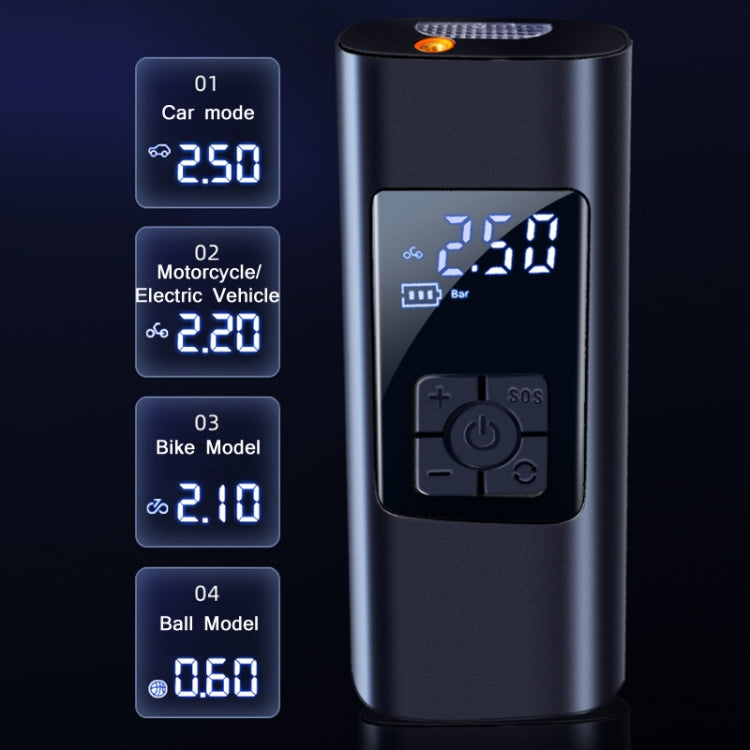 Car Portable Digital Display Electric Air Pump, Specification: 2712 Wireless Version 6000 mAh - Inflatable Pump by buy2fix | Online Shopping UK | buy2fix
