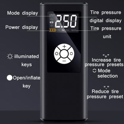 Car Portable Digital Display Electric Air Pump, Specification: L2775 Wireless Version 4000 mAh - Inflatable Pump by buy2fix | Online Shopping UK | buy2fix