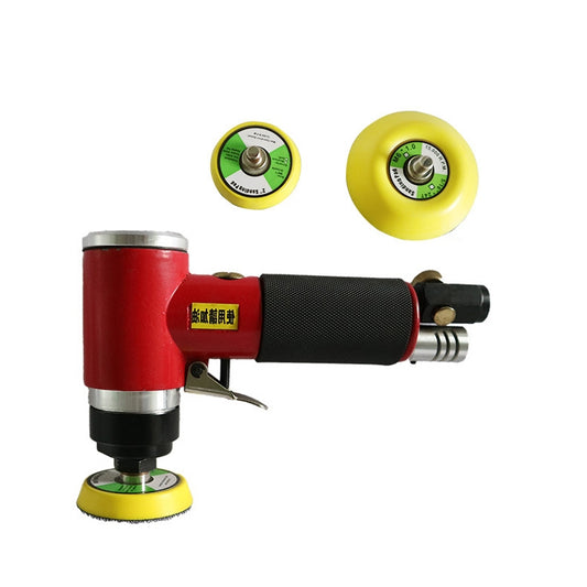 Pneumatic Polishing Machine Sandpaper Machine Car Waxing Machine(Red With 2 inch 3 inch Pallet) - Polishing Machine & Accessories by buy2fix | Online Shopping UK | buy2fix