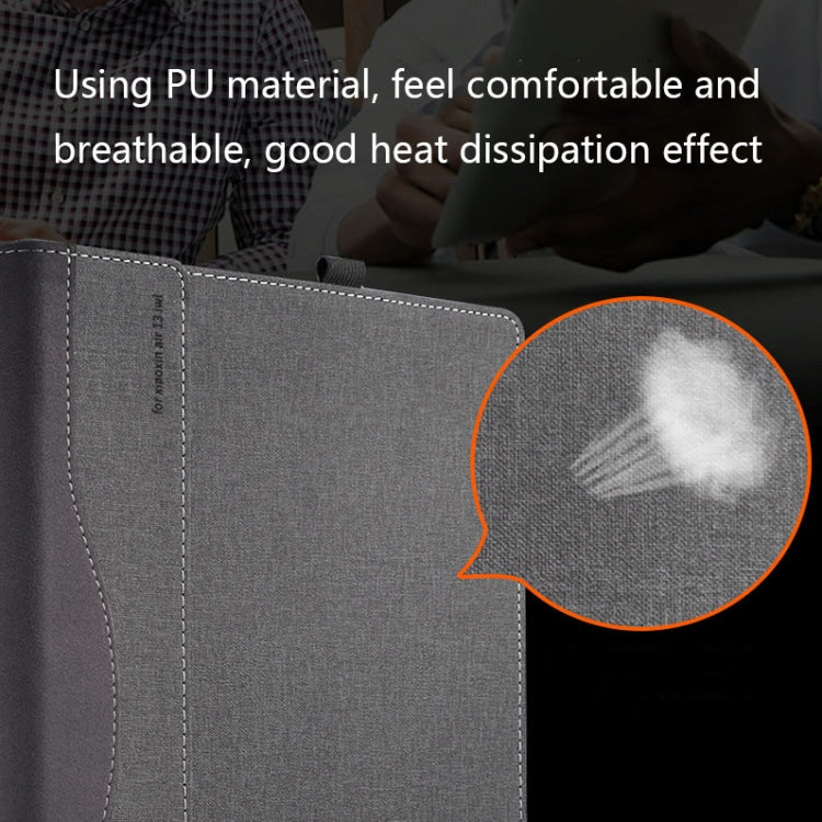 Laptop Anti-Drop Protective Case For Lenovo XiaoXin Air 13(Dark Gray) by buy2fix